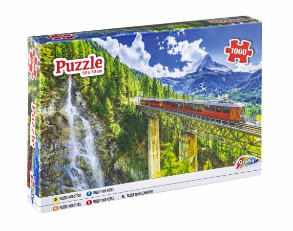 PUZZLE 1000 PCS MOUNTAIN RAILWAY 400001