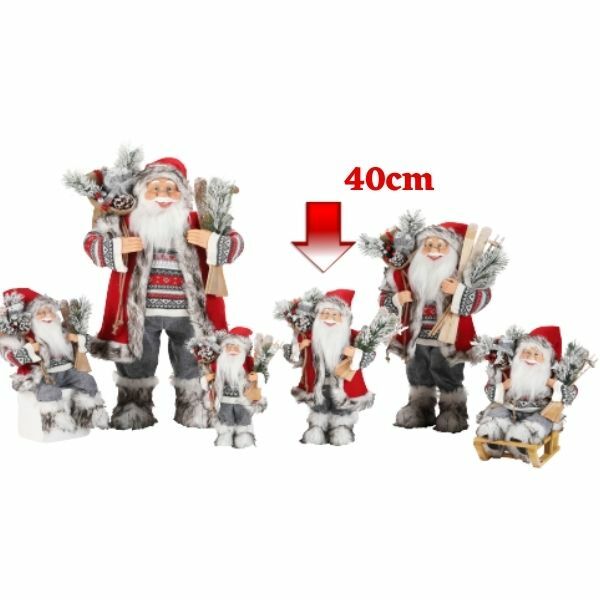 DEDA MRAZ 40CM CRVENI