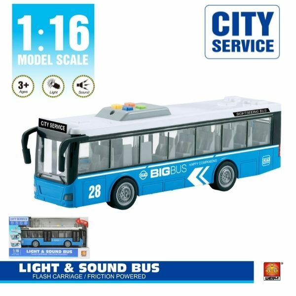 AUTOBUS SA ZVUKOM I SVETLOM WY910B 1:16