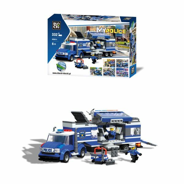 KOCKE BLOCKI MOBILNA POLICIJSKA STANICA 332PCS