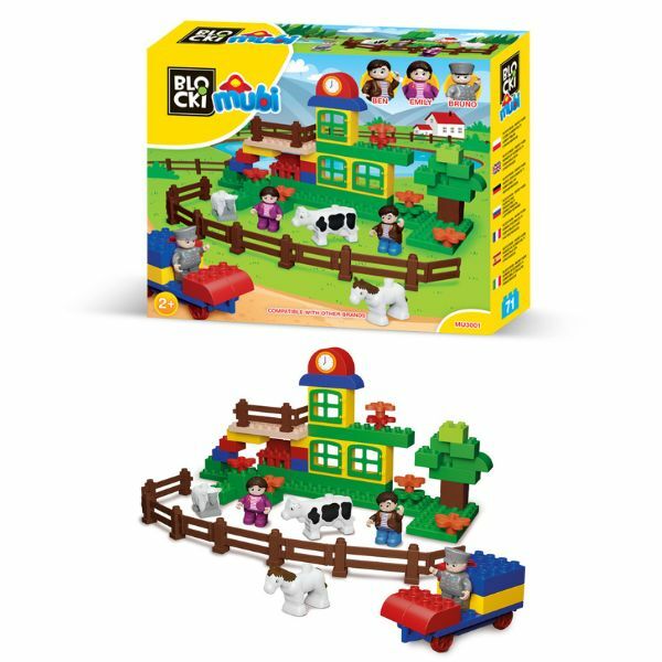 KOCKE BLOCKI MUBI NA FARMI 71PCS