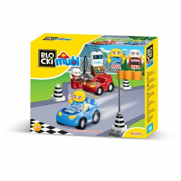 KOCKE BLOCKI MUBI TRKACKI AUTOMOBILI 19PCS