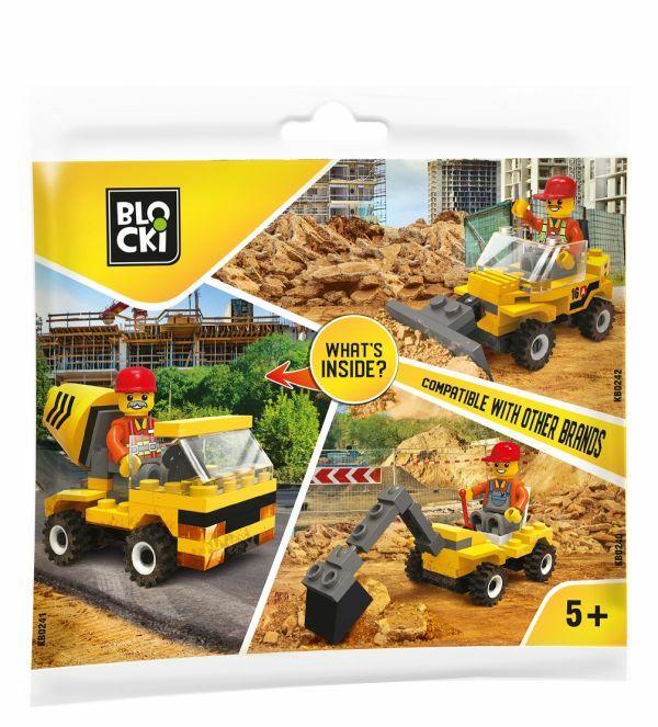 KOCKE BLOCKI RADNE MASINE IZNENADJENJE 43PCS