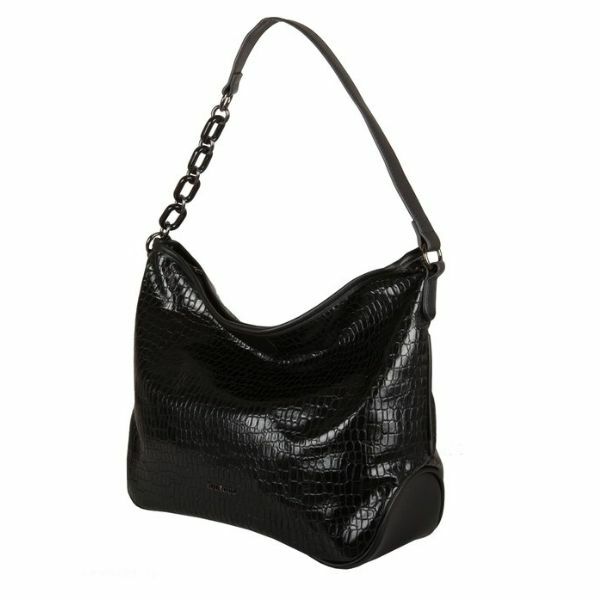 ZENSKA TORBA NA RAME HOBO-CRNA