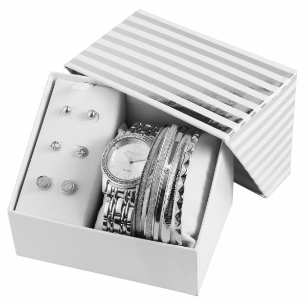 ZENSKI EXCELLANC POKLON SET- SREBRNE BOJE 1800161-001