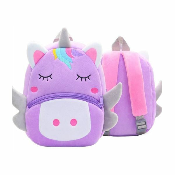 DECIJI PLISANI RANAC PINK UNICORN