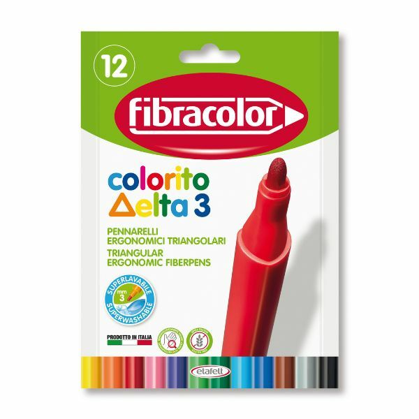 FLOMASTERI 12/1 TROUGLASTI FIBRACOLOR 10333SW012SE