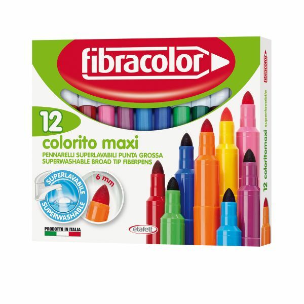 FLOMASTERI 12/1 MAXI FIBRACOLOR 10630SW012SC