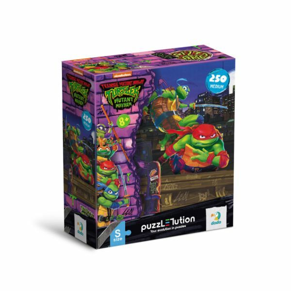 PUZZLE 250 PCS NINDZA KORNJACE LEONARDO I RAFAELO