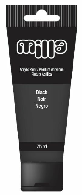 AKRILNA BOJA 75ML BLACK