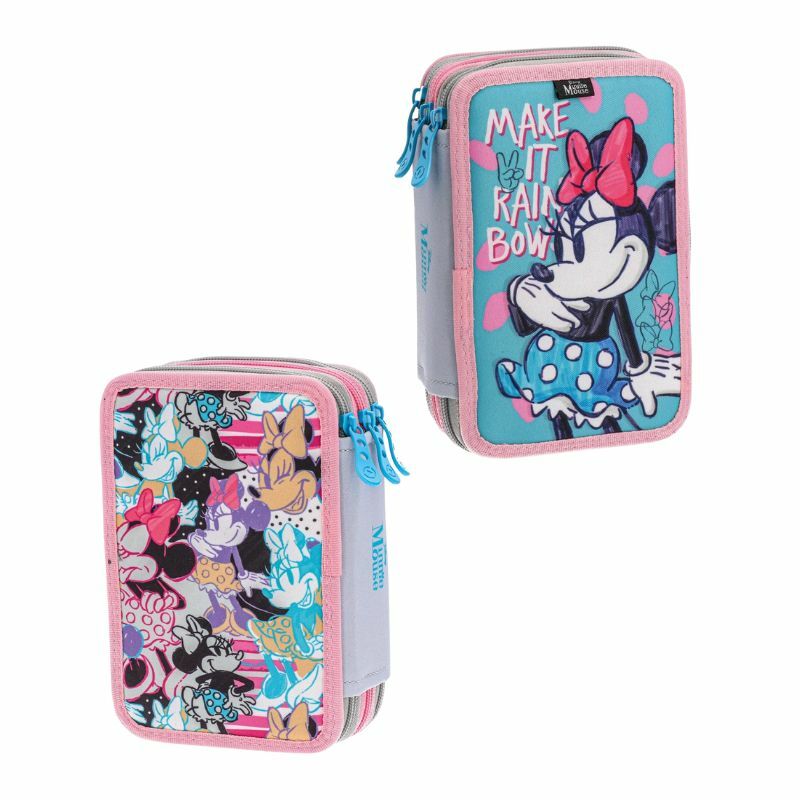 TRIPLE DECKER PERNICA PUNA MINNIE MOUSE 3 ZIPA MAKE IT RAINBOWS 318464 