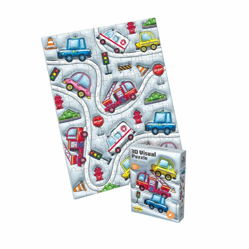 PUZZLE 3D SAOBRACAJ 120PCS 88978