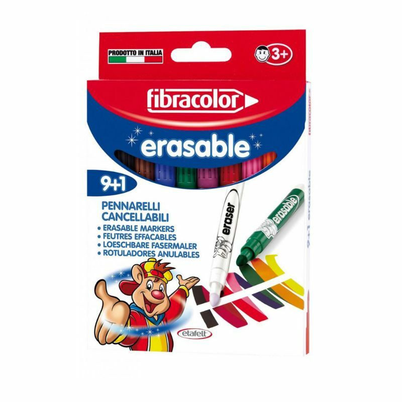 FLOMASTERI 9+1 ERASABLE P GROSSA 10540CA010SE