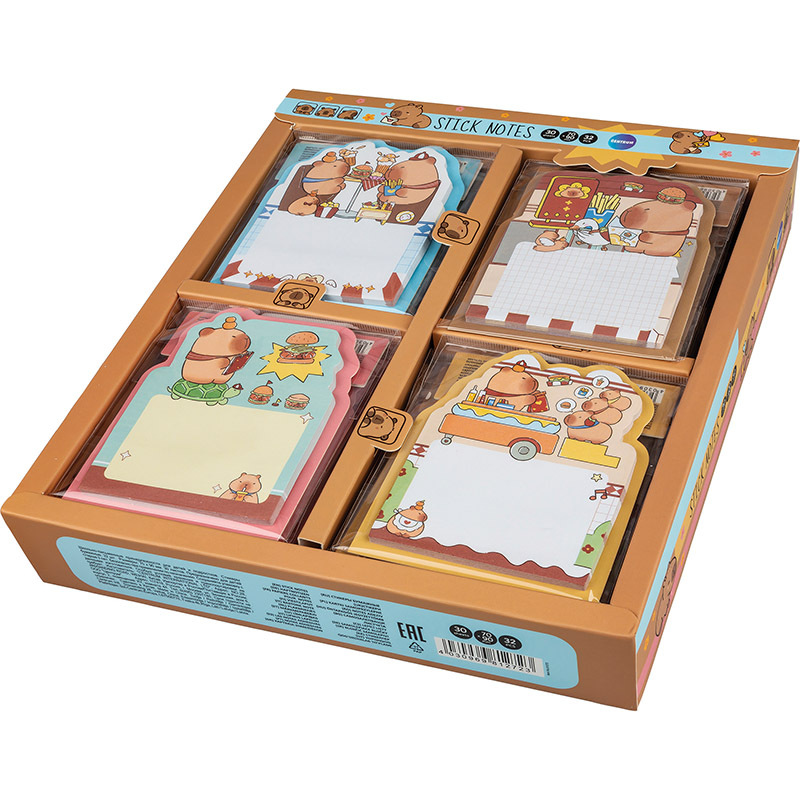 SAMOLEPLJIVI STIKER 30L 70*90mm CAPYBARA