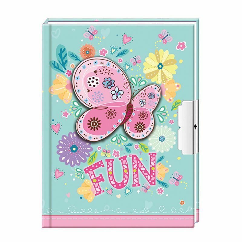 DNEVNIK SA KLJUCEM BUTTERFLY FUN 56L 362301-U