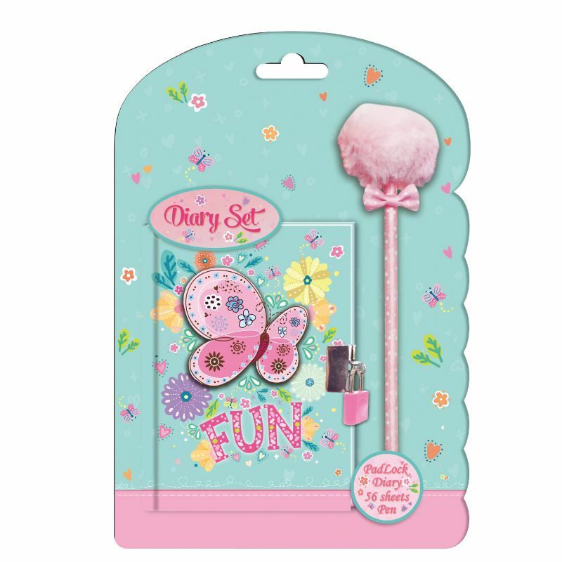 DNEVNIK SA OLOVKOM BUTTERFLY FUN 56L BP642301