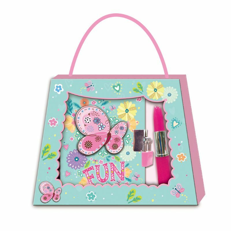 DNEVNIK SA KATANCEM U SETU BUTTERFLY FUN 56L R642301