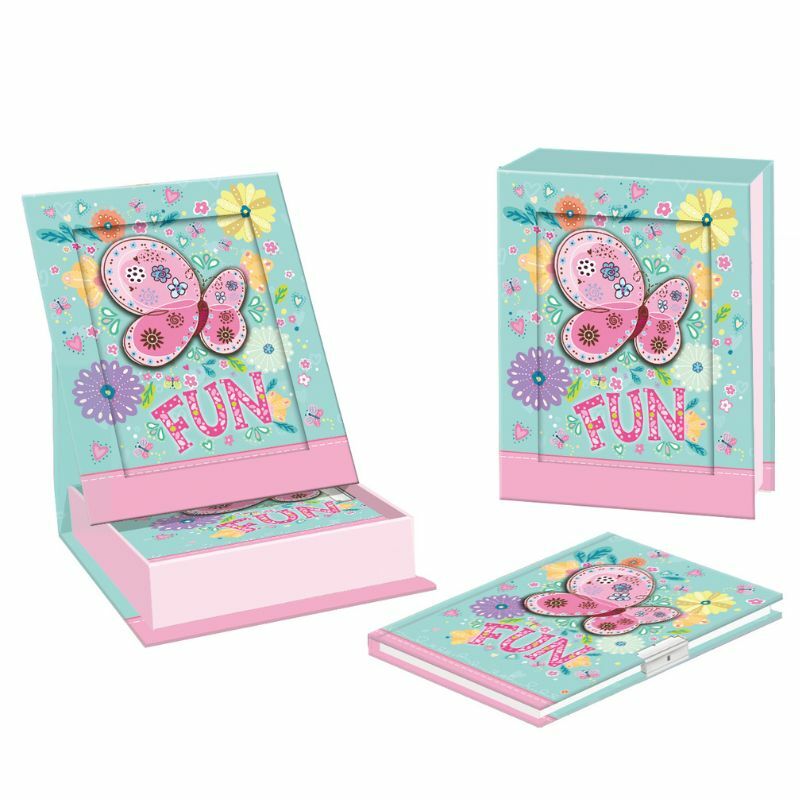 DNEVNIK SA KLJUCEM BUTTERFLY FUN 56L F642401