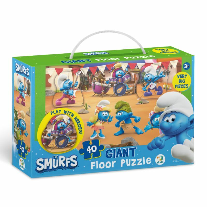 PODNE PUZZLE THE SMURFS 40PCS 200619