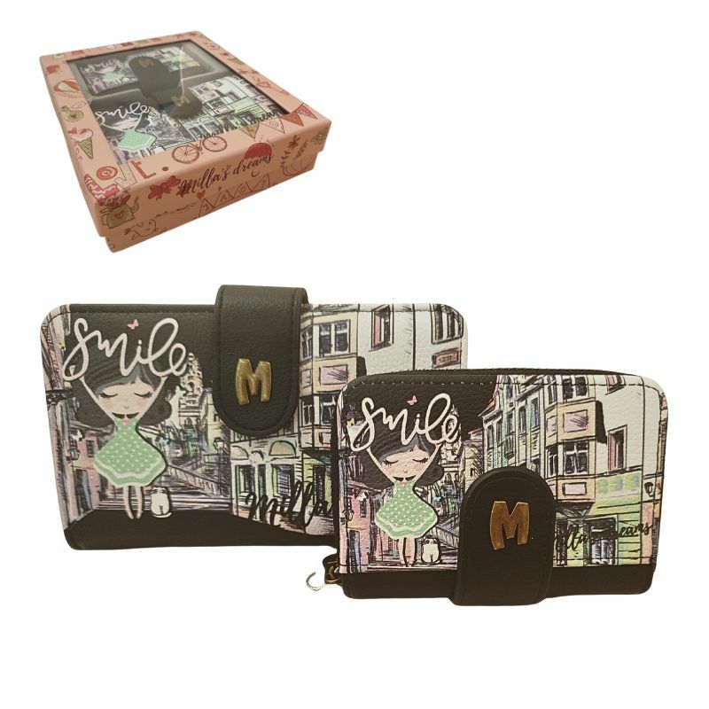 ZENSKI NOVCANIK 7 CRNI