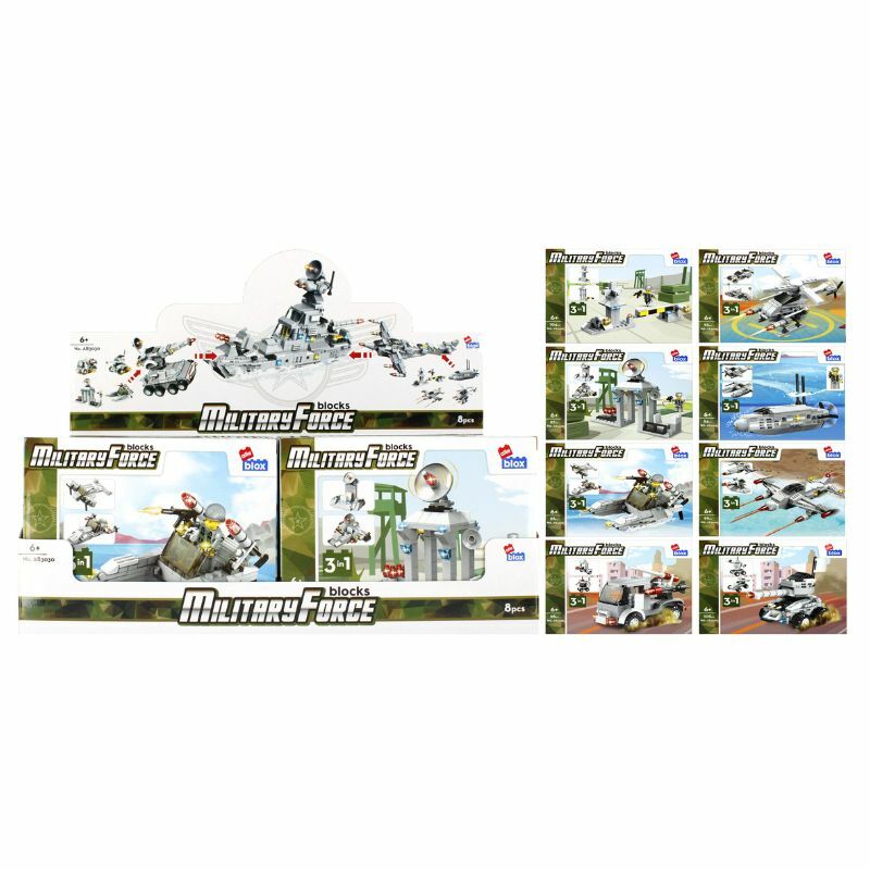 KOCKE CONSTRUCTION BLOCKS MILITARY 94-106 PCS 492863