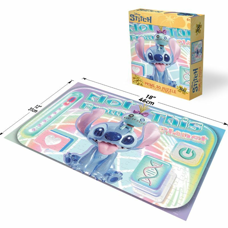 PUZZLE 3D 300 PCS STITCH 33398