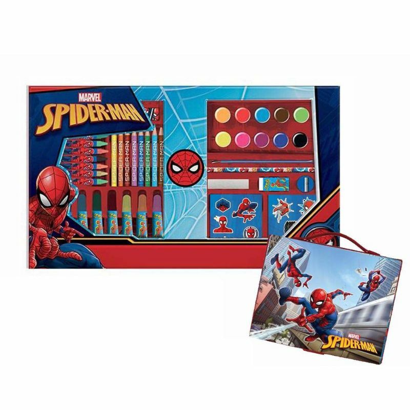 KREATIVNI SET ZA CRTANJE U KOFERU 52 PCS SPIDERMAN SP0826
