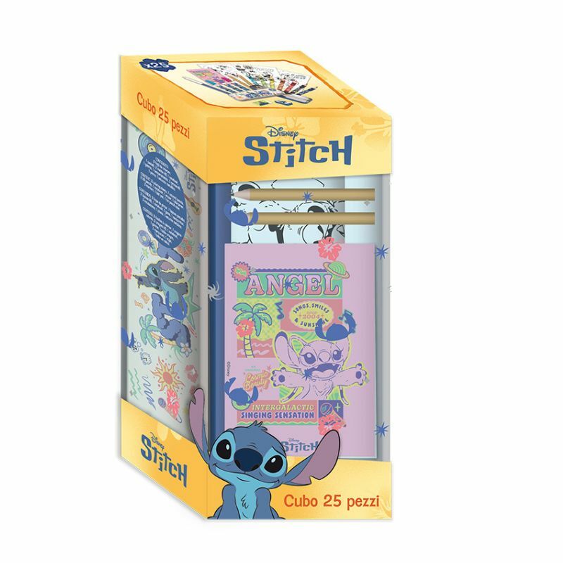 DECIJI SET ZA CRTANJE U KUTIJI STITCH 25 PCS LST0583