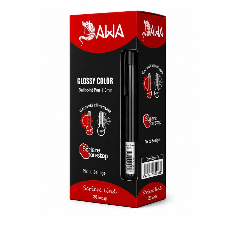 HEMIJSKA OLOVKA GLOSSY COLOR CRNA 1/20 1.0mm DW10120-09