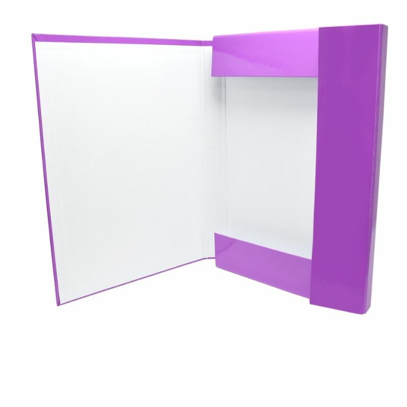 FASCIKLA SA GUMOM 3D BOX LILA 