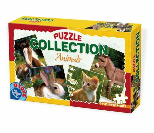 PUZZLE COLLECTION 4/1 ANIMALS 01